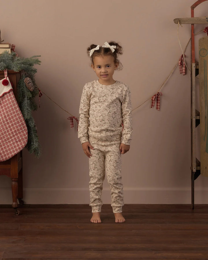 Organic Long Sleeve Pajama Set Holly Fleur