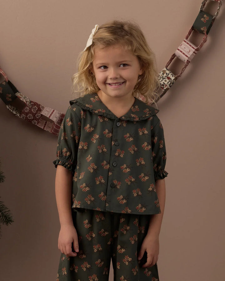 Ruffle Pajamas Evergreen Bouquet