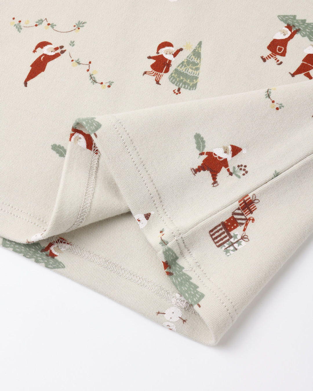 Organic Long Sleeve Pajama Set Gnome Village