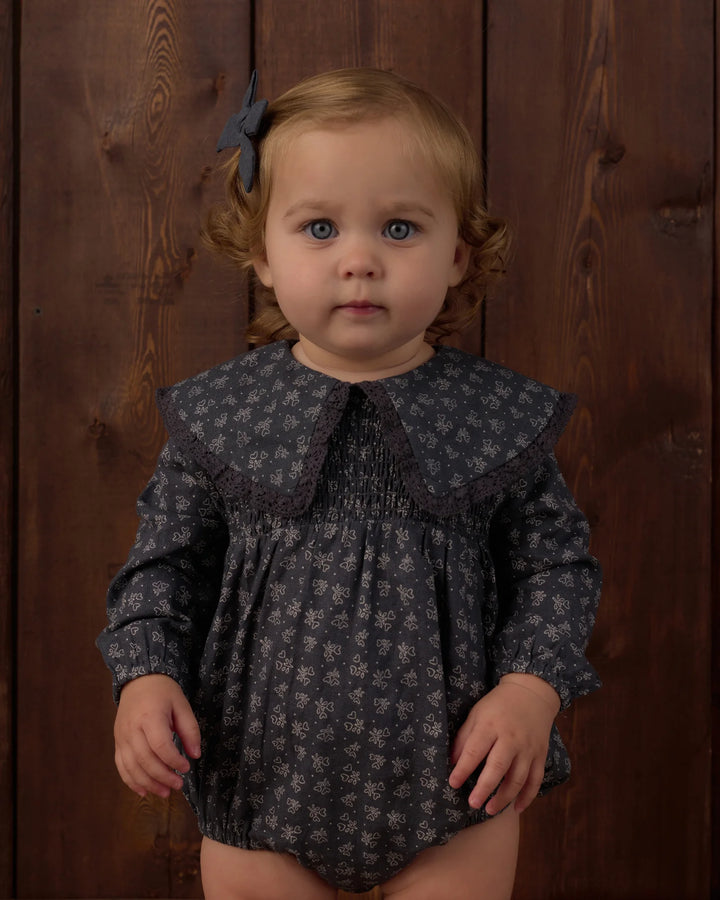 Fern Romper Heart Ditsy