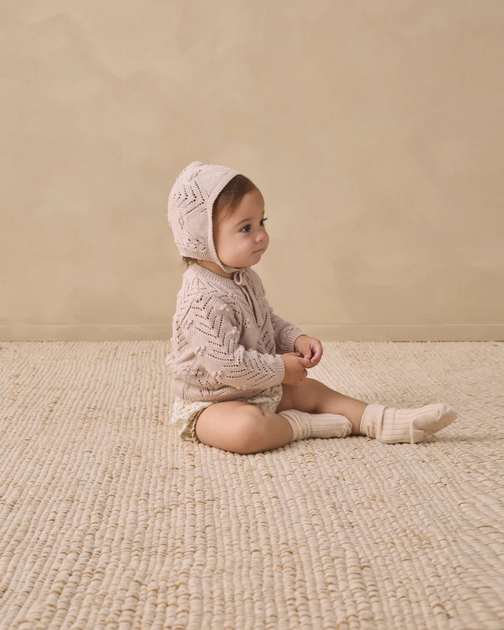 ORGANIC Knit Bonnet Lilac Mist