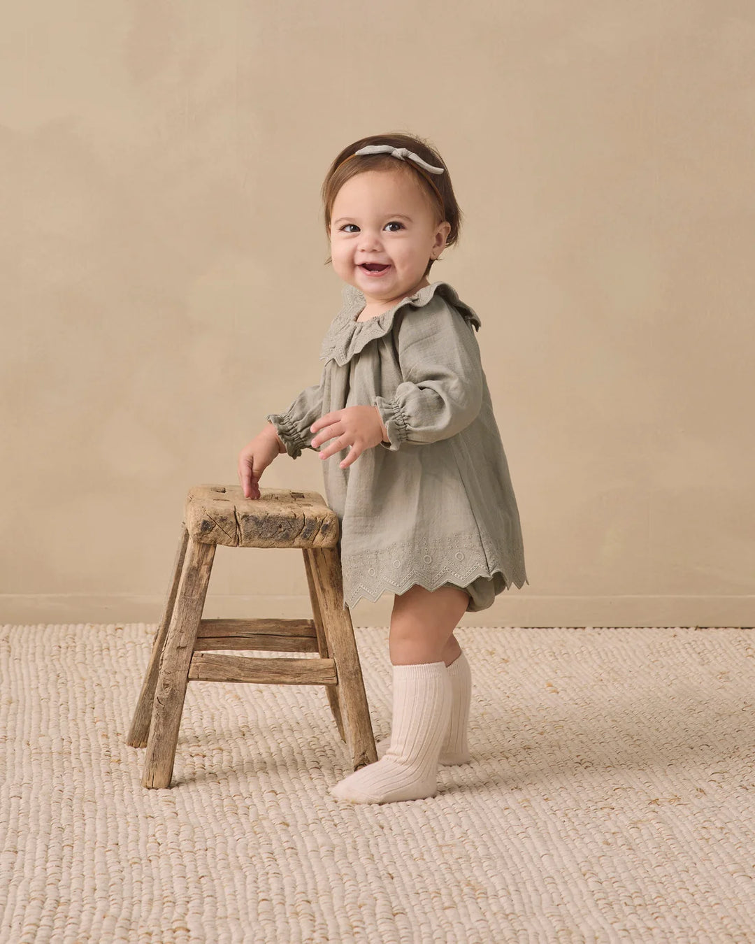 ORGANIC Long Sleeve Isla Dress Laurel