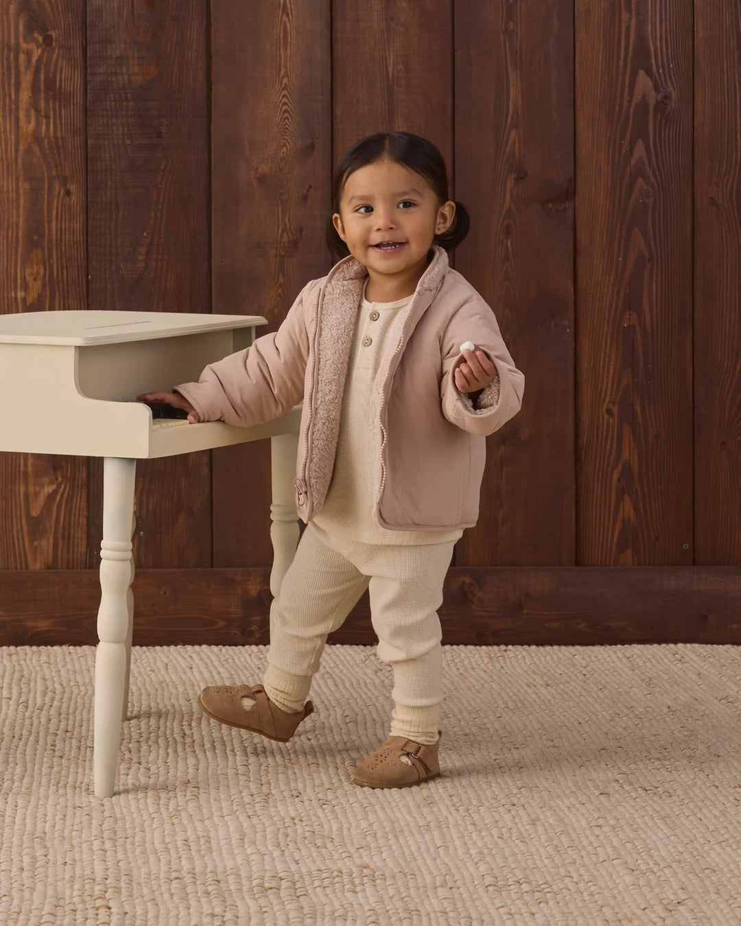 Henley Knit Top Natural