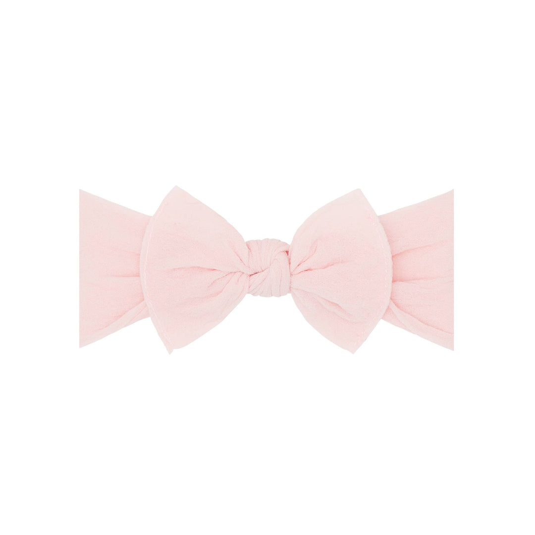Itty Bitty Knot Nylon Bow Headband