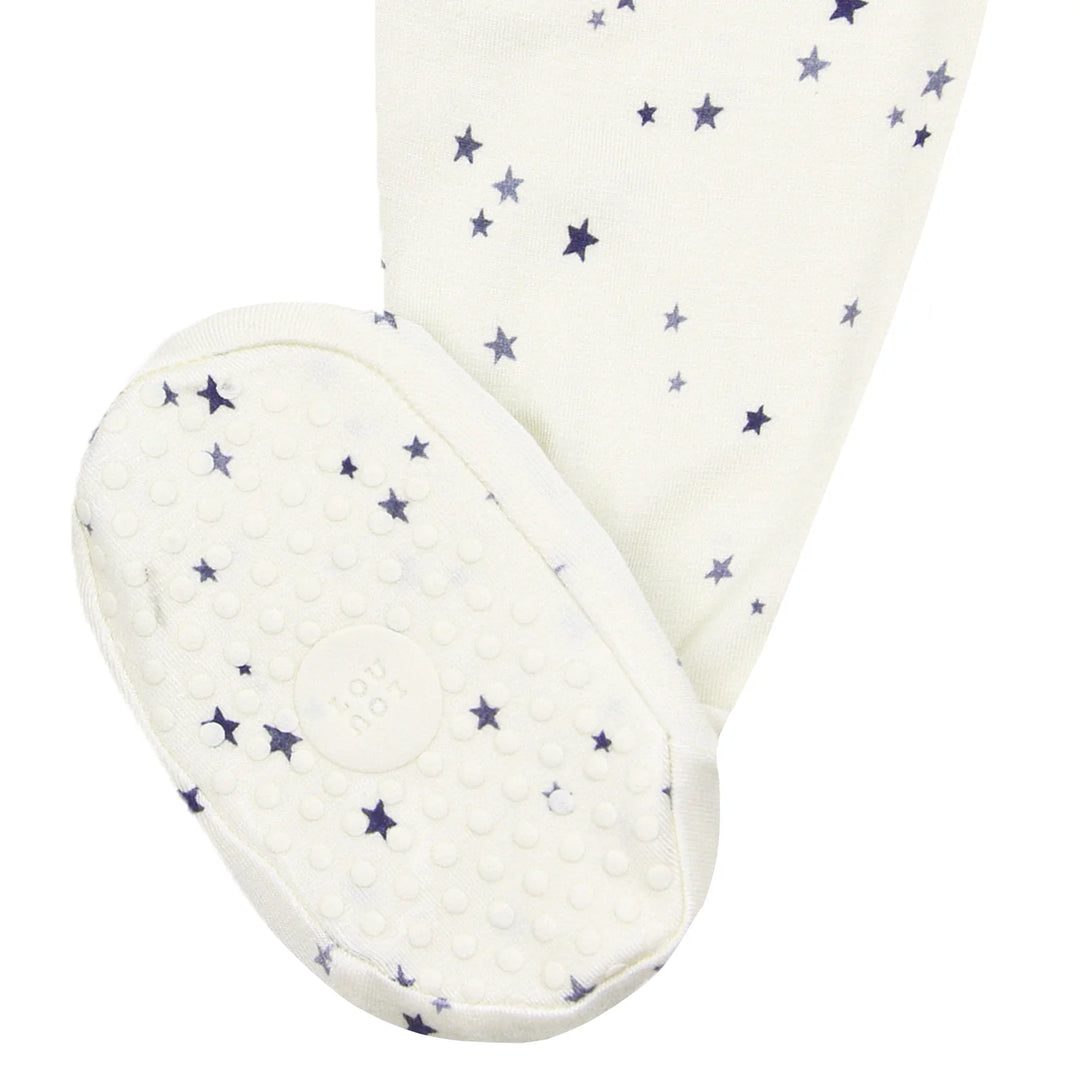 LOU LOU zipper footie • george