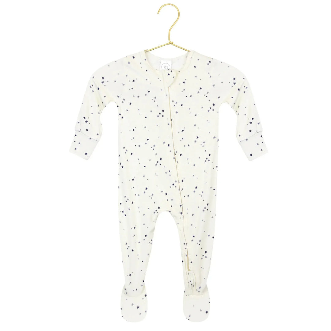 LOU LOU zipper footie • george