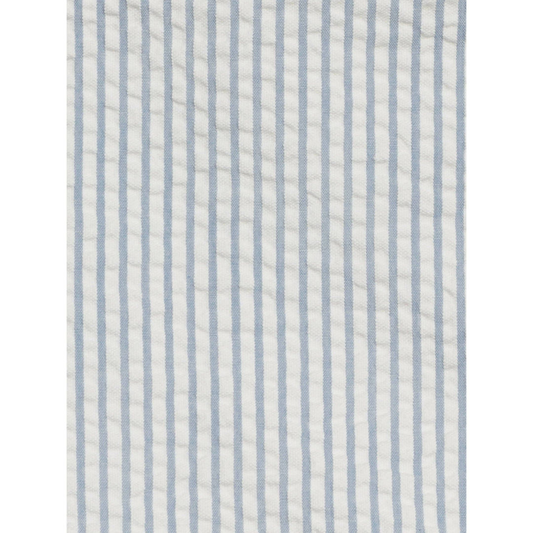 ORGANIC Landon Seersucker Button Down • Shore Stripe