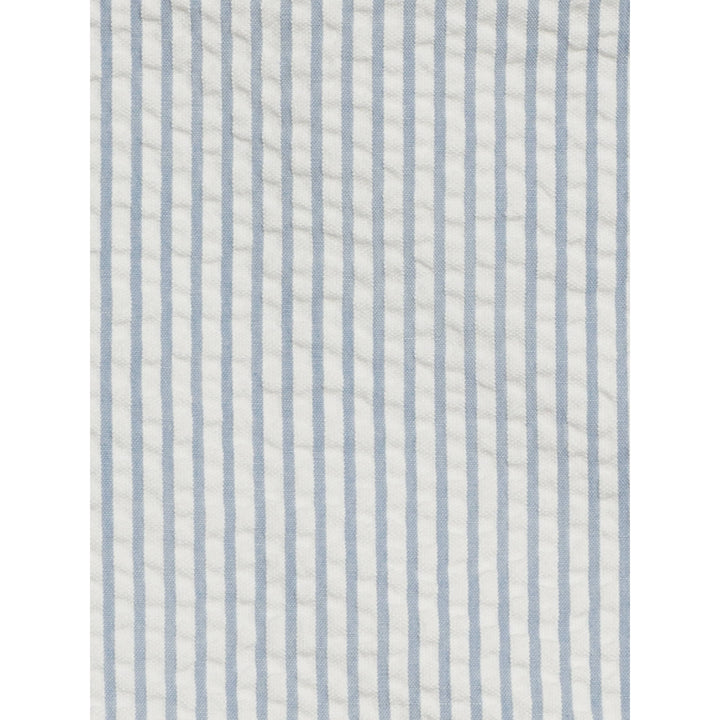 ORGANIC Landon Seersucker Button Down • Shore Stripe
