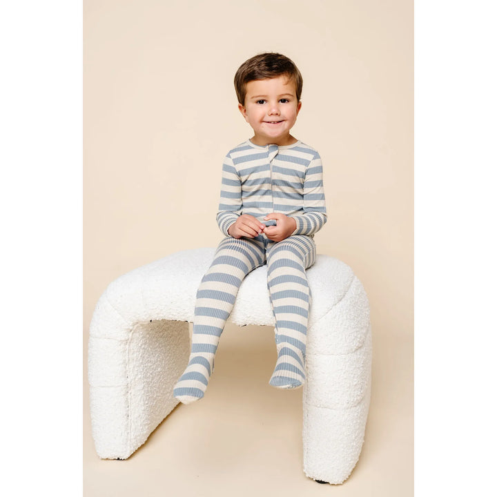 LOU LOU Zipper Footie • Lincoln