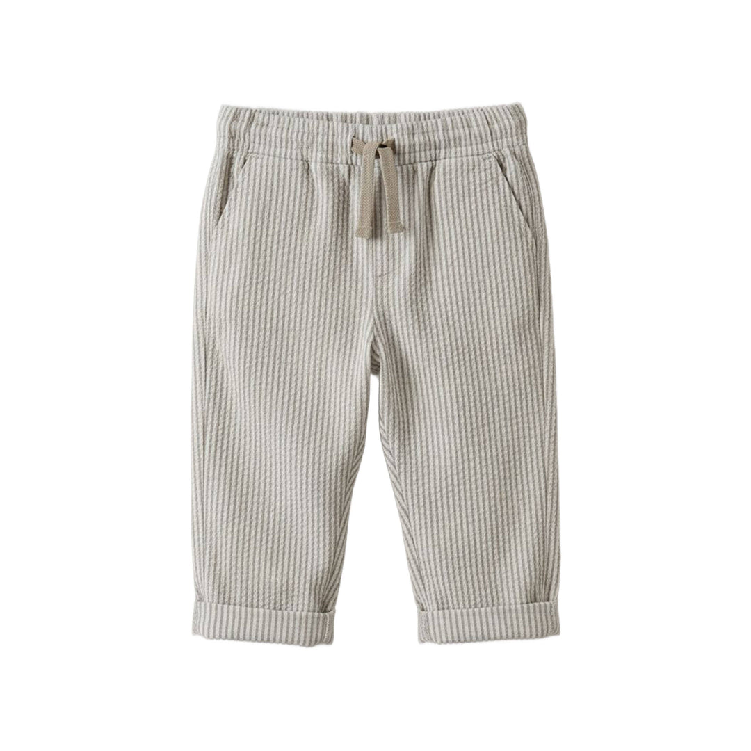 ORGANIC Merrit Seersucker Pant • Dune Stripe