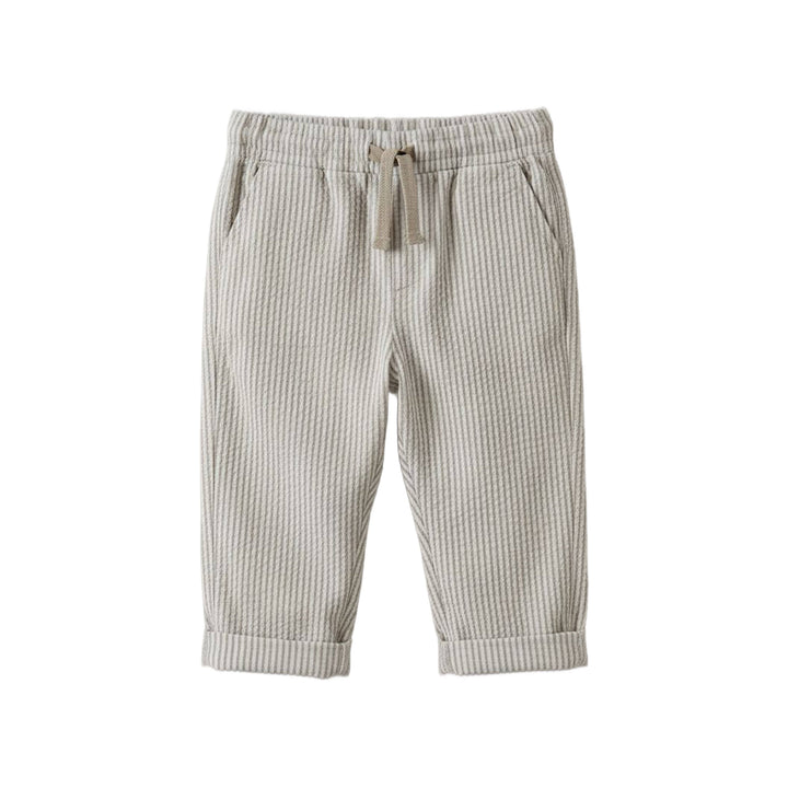 ORGANIC Merrit Seersucker Pant • Dune Stripe