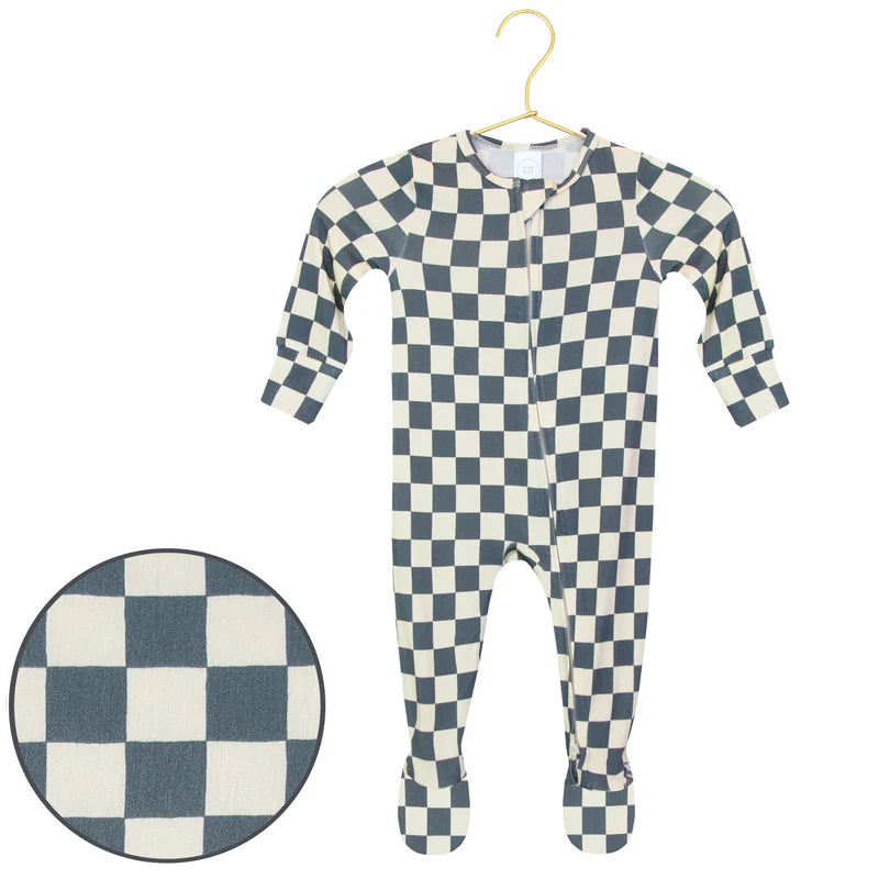 LOU LOU Zipper Footie • Miles
