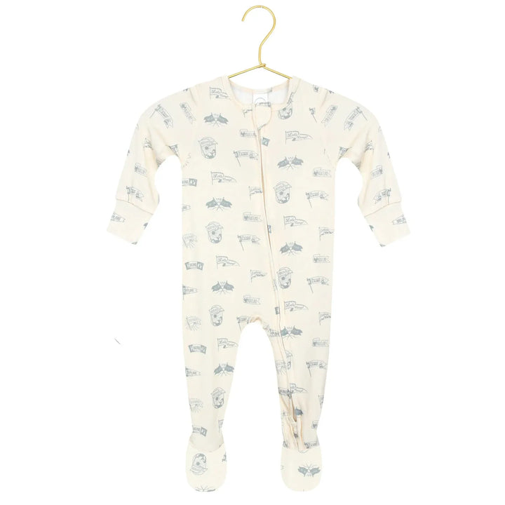 LOU LOU zipper footie • parks