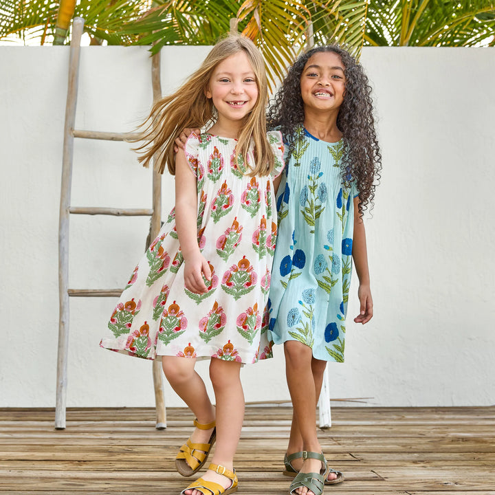 Jaipur Dress Pink Bellflower
