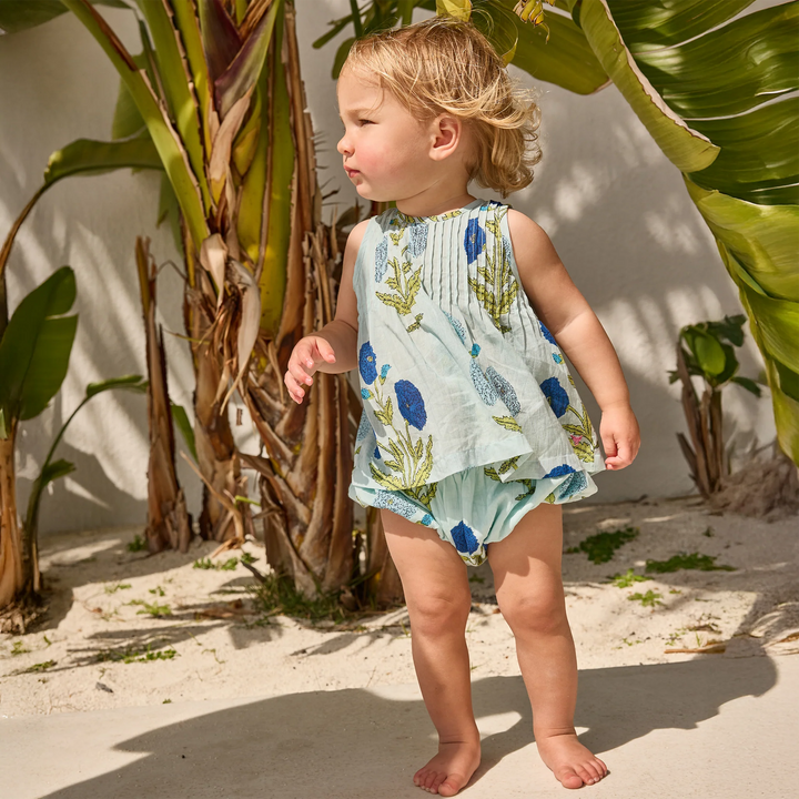 Jaipur 2pc Set Blue Dandelion