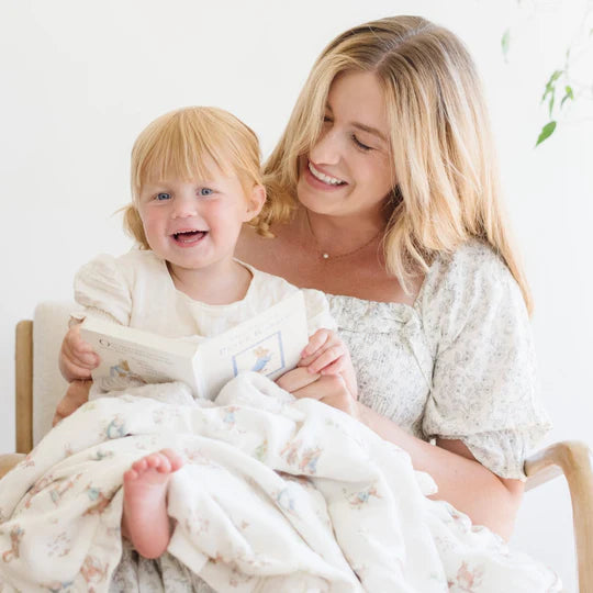 PETER RABBIT™ Bamboo + Lush Blanket • Pink