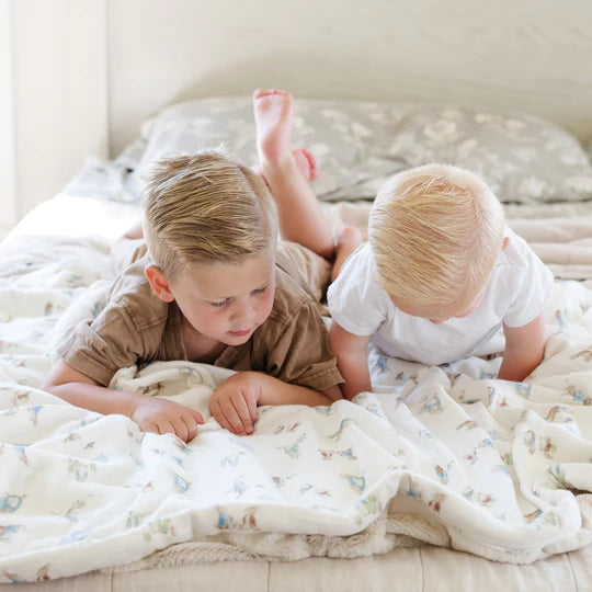 PETER RABBIT™ Bamboo + Lush Blanket • Blue