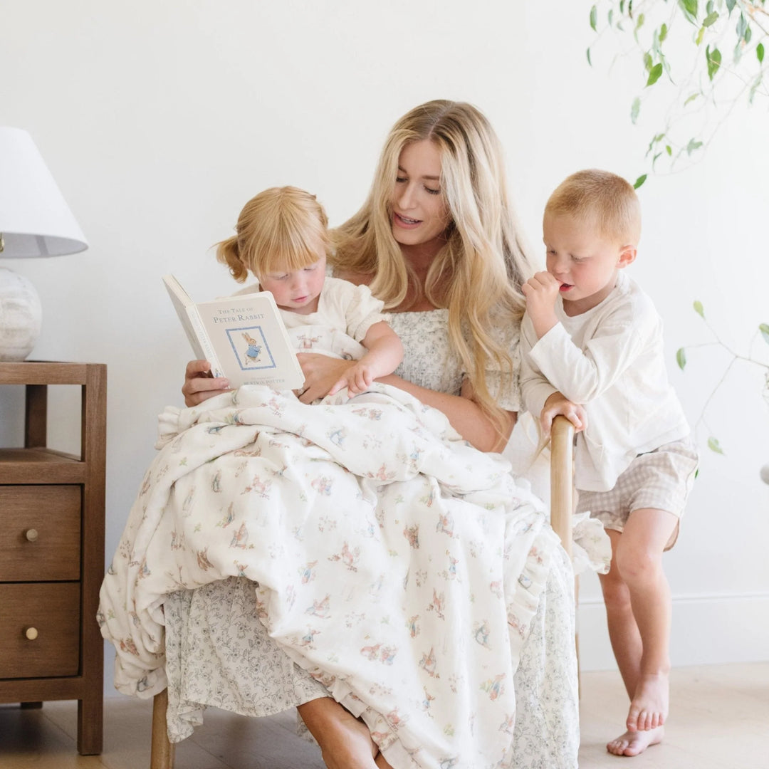 PETER RABBIT™ Bamboo + Lush Blanket • Pink