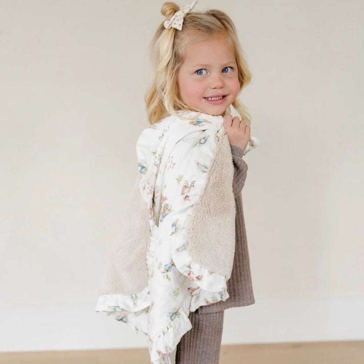PETER RABBIT™ Bamboo + Lush Mini Blanket • Pink
