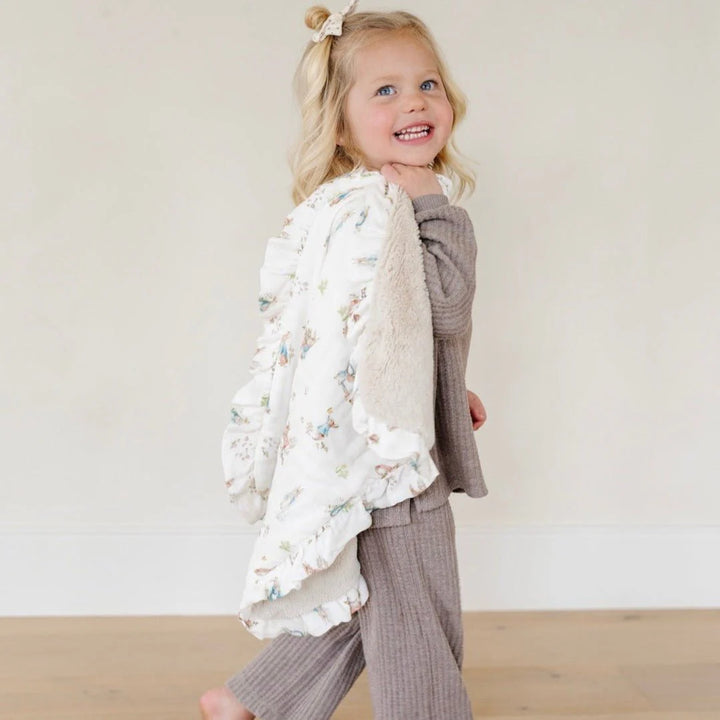 PETER RABBIT™ Bamboo + Lush Mini Blanket • Pink