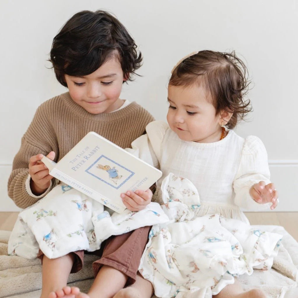 PETER RABBIT™ Bamboo + Lush Mini Blanket • Blue