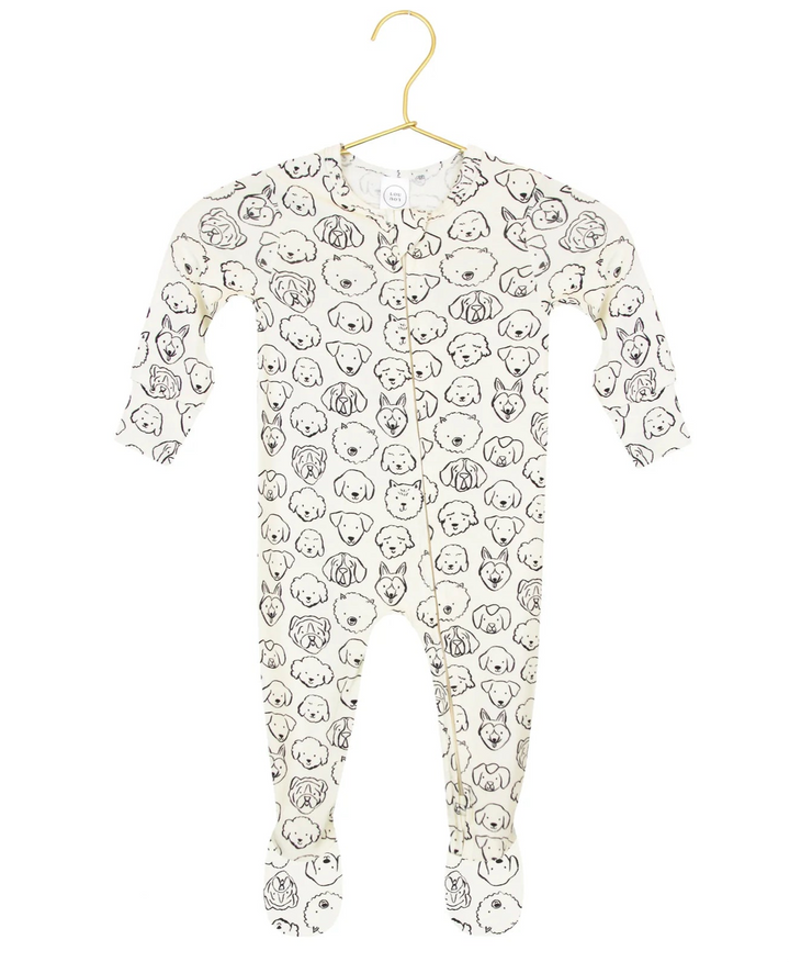 LOU LOU Zipper Footie • Dane