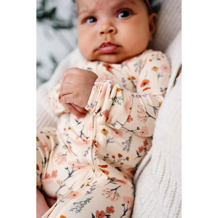 LOU LOU Zipper Footie • Rachel