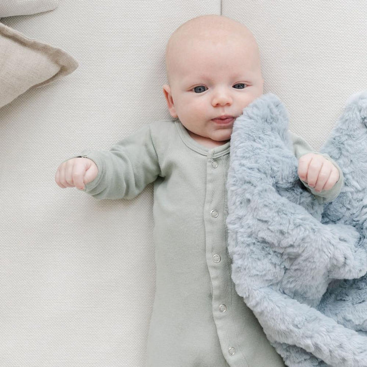 SARANONI Dream Mini Blanket • Heather Blue