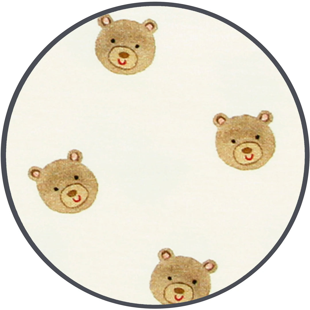 LOU LOU Zipper Footie • Teddy