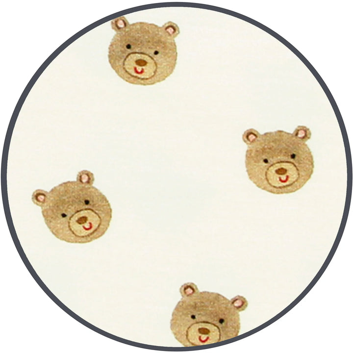 LOU LOU Zipper Footie • Teddy