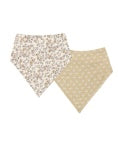 ORGANIC Bandana Scarf, 2 Pack Posy, Butterscotch Floral