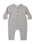 ORGANIC Pocketed Woven Jumpsuit Midnight Gingham