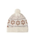 Beanie Flower Fair Isle