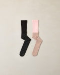NORALEE Shimmer Tights Black, Blush