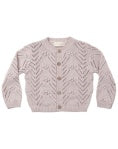 ORGANIC Knit Cardigan Lilac Mist