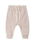 ORGANIC Drawstring Pant Cocoa Microstripe