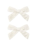 Bows, Set Of 2 Ivory