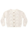 ORGANIC Knit Cardigan Heathered Oatmeal
