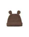 ORGANIC Baby Bear Beanie Cocoa