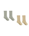 ORGANIC Socks Set Laurel, Butterscotch