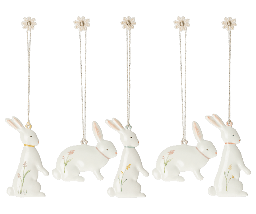 Bunny Ornament Set