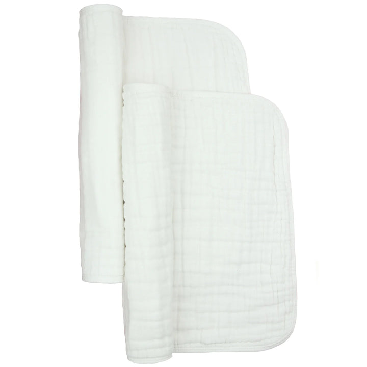 LOU LOU Cloud Muslin™ Burp Cloths • White