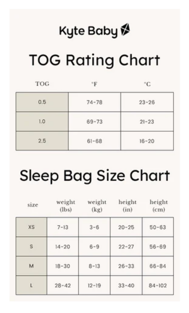 KYTE BABY 1.0 sleep bag in blush