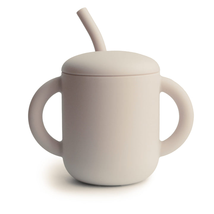 STRAW CUP w/HANDLES shifting sand